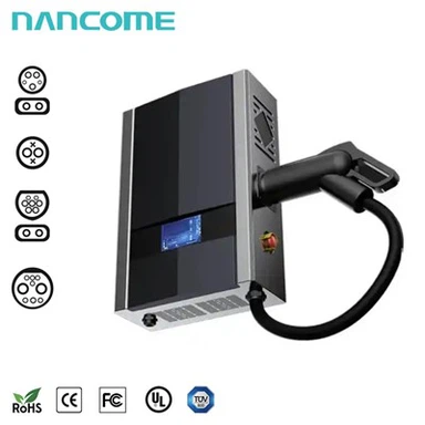 Dc hraðhleðslutæki fyrir heimili með litaskjá